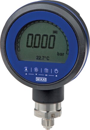 Exemplarische Darstellung: Digital-Manometer, 180° links/rechts positionierbar